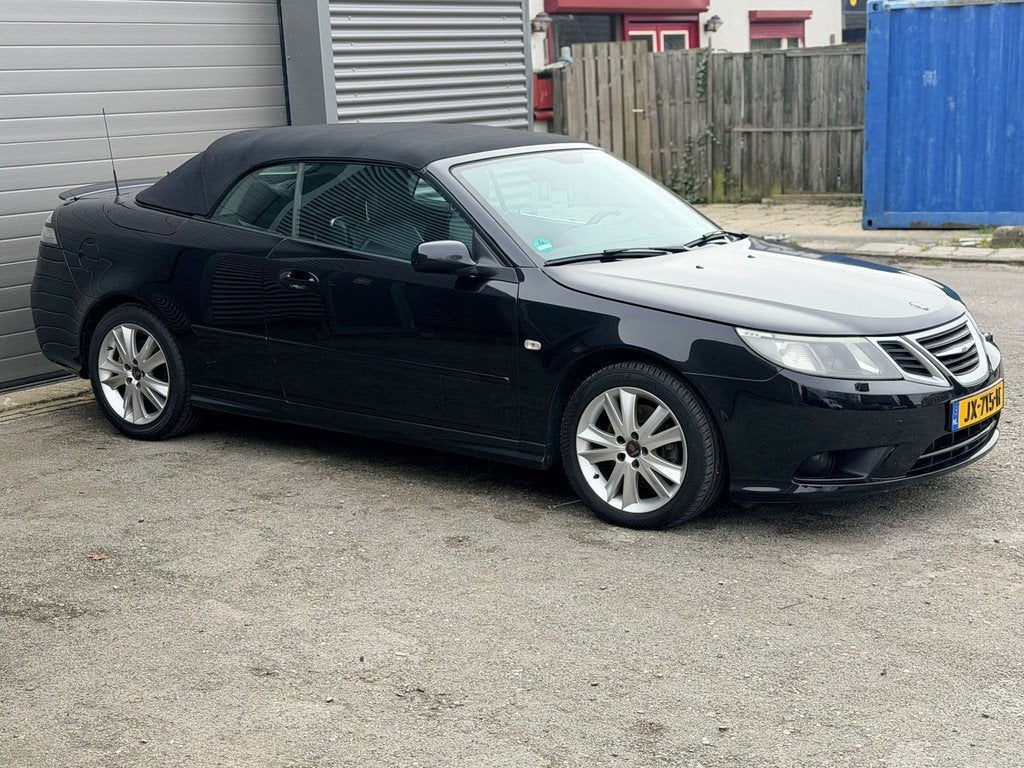 Saab 9-3 Cabrio 1.9 TTiD Aero Spring Edition, Auto's, Saab, Gebruikt, Cabriolet, 4 stoelen, Zwart