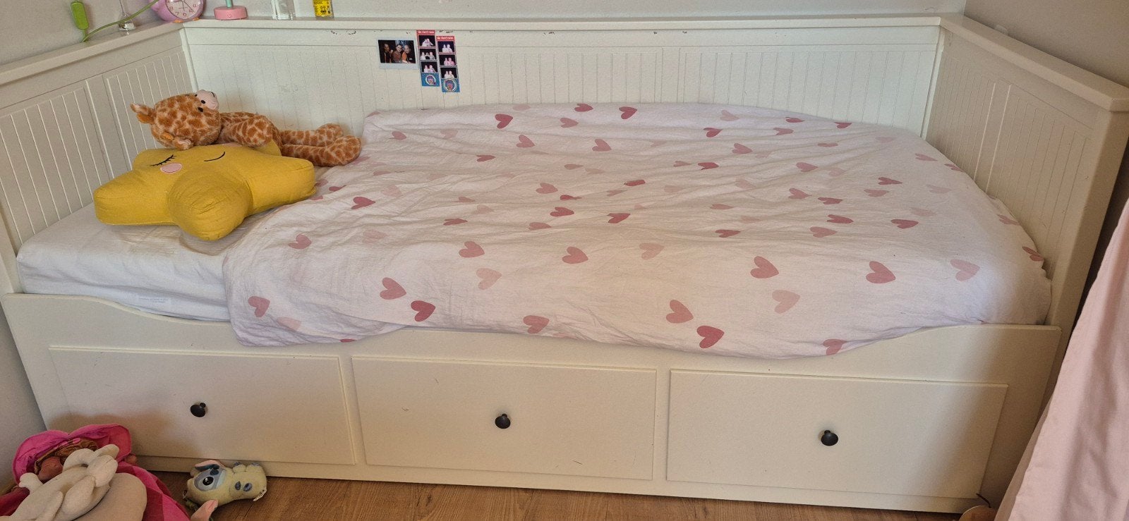 Hemnes Ikea, Bedbank., Ophalen, Gebruikt, Eenpersoons, Wit