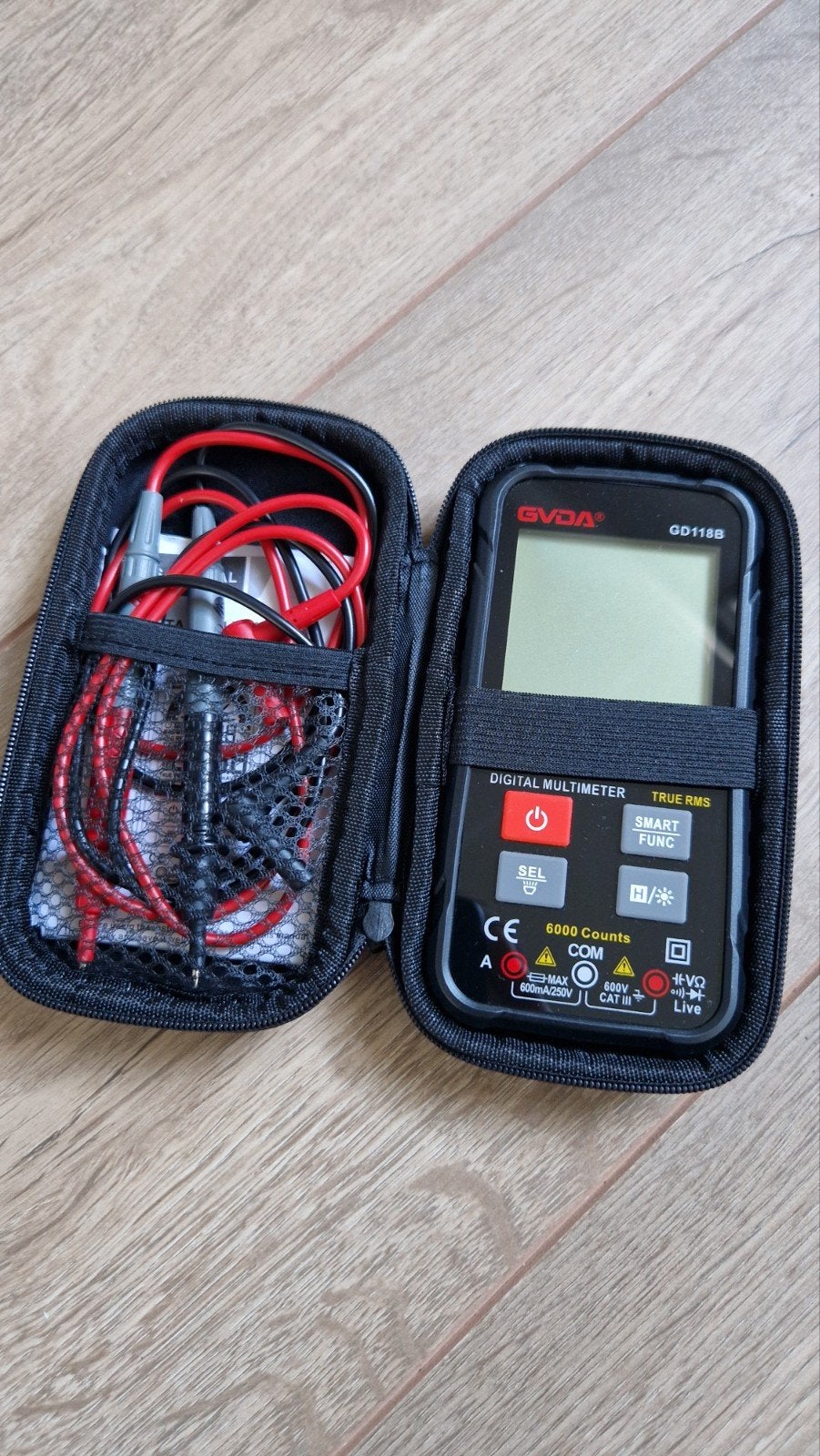 Nieuw GVDA GD118B Digitale Multimeter True RMS, Doe-het-zelf en Verbouw, Meetapparatuur, Ophalen of Verzenden, Nieuw, Multimeter