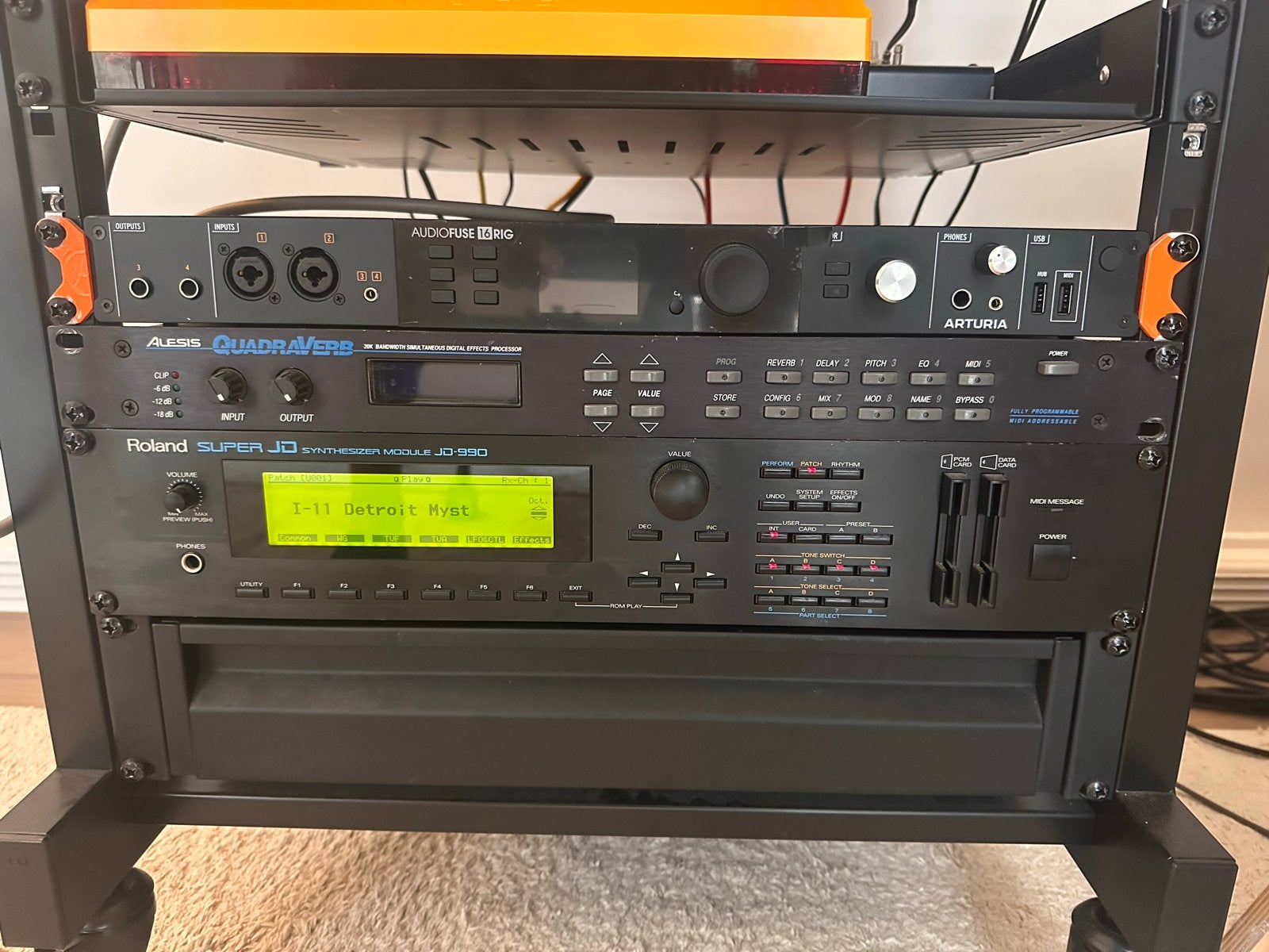 Roland JD-990 Super JD Synthesizer Module + Vintage Card, Gebruikt, Roland, Met midi-aansluiting, Overige aantallen