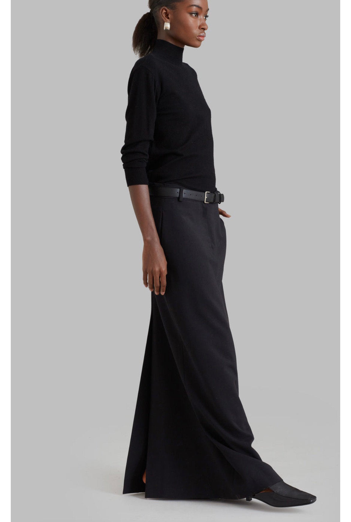 The Frankie shop prachtige zwarte maxi rok L zwart NIEUW, Kleding | Dames, Maat 38/40 (M), Zwart, Ophalen of Verzenden, Zo goed als nieuw