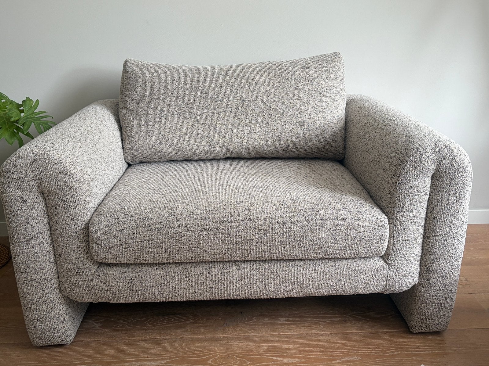 Fauteuil NOUS living  (loveseat), Ophalen, Zo goed als nieuw, Stof, 75 tot 100 cm