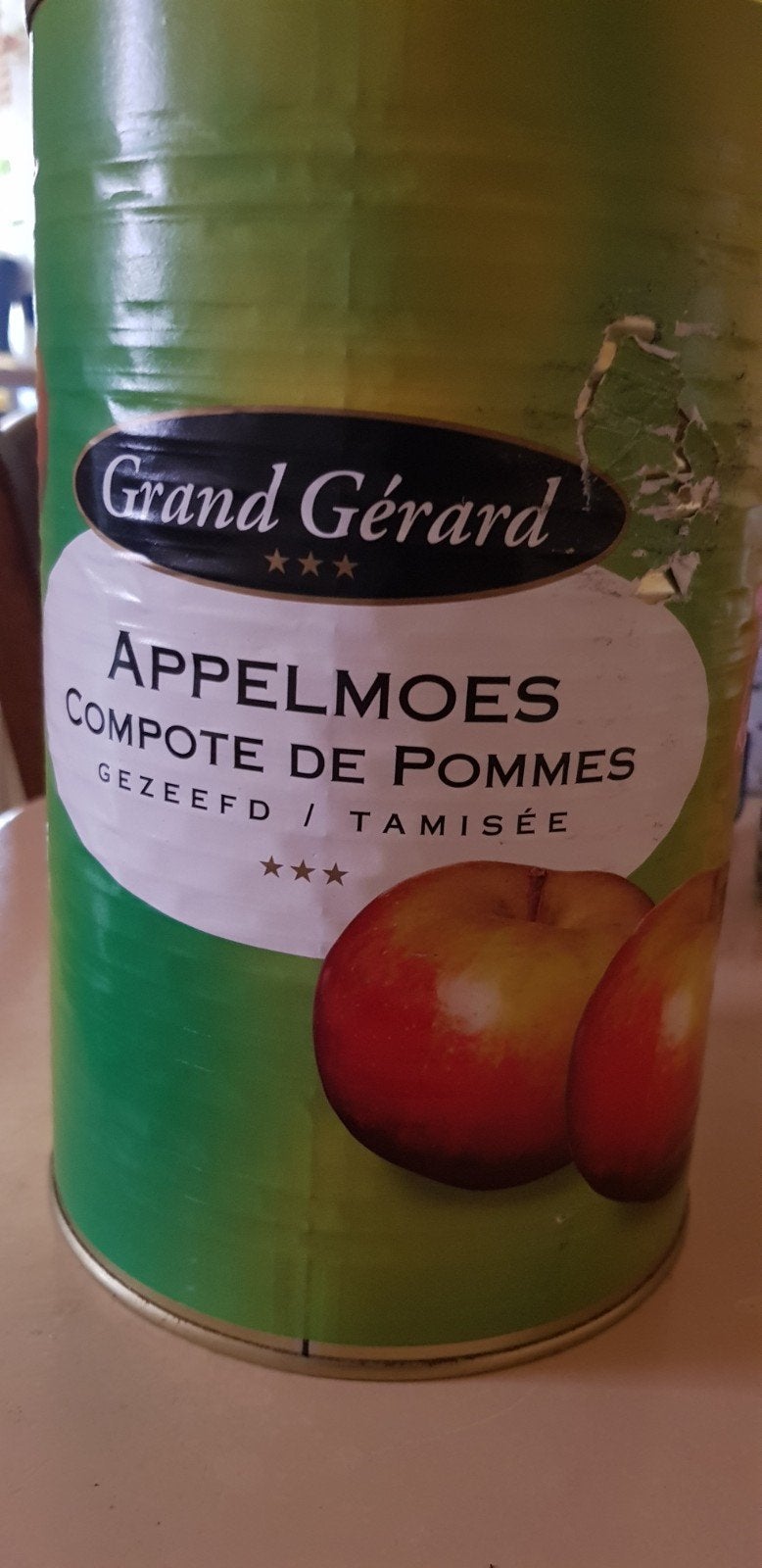 Appelmoes Grand Gerard Nieuw meer dan 4 kilo 2026, Ophalen