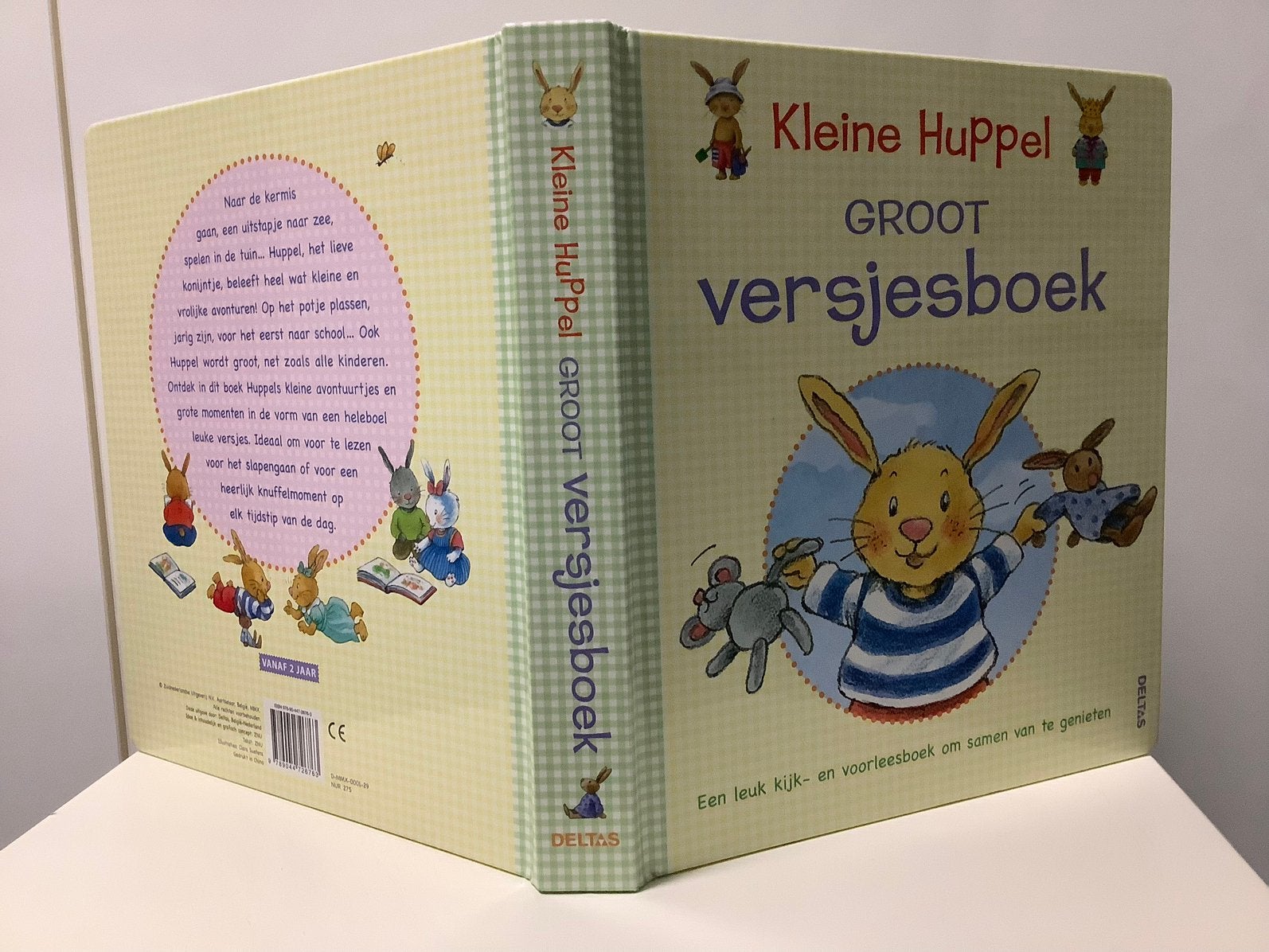 Boek kleine Huppel lief konijn samen lezen woordenschat, Ophalen of Verzenden, Zo goed als nieuw, 2 tot 3 jaar
