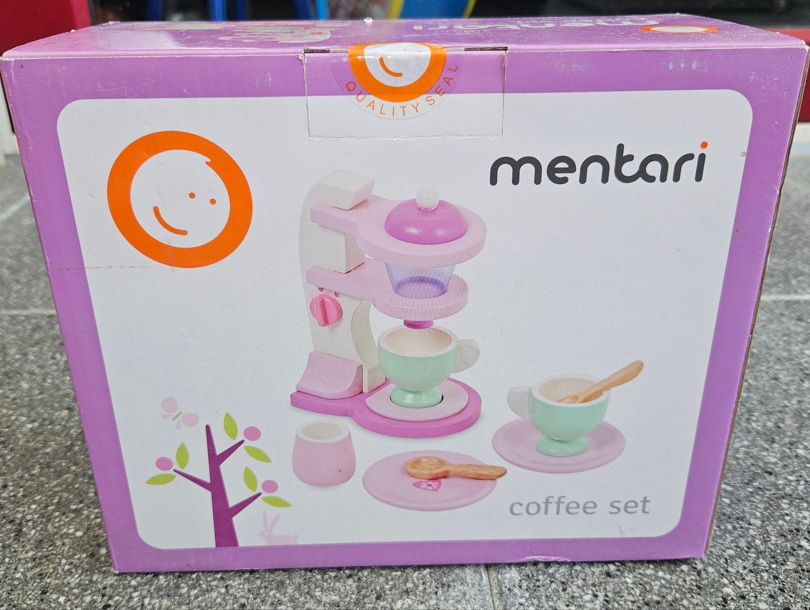 Mentari houten koffie set apparaat nieuw, Kinderen en Baby's, Ophalen of Verzenden, Nieuw, Overige typen
