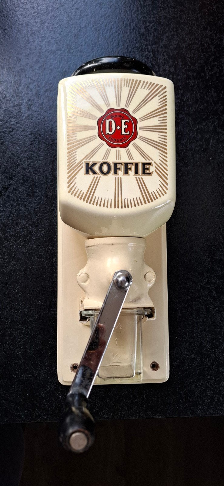 Vintage Douwe Egberts Koffiemolen - Wandmodel, Ophalen