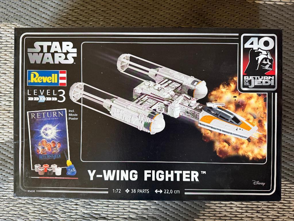 y-wing fighter Star Wars, Verzamelen, Star Wars, Ophalen of Verzenden, Zo goed als nieuw, Overige typen