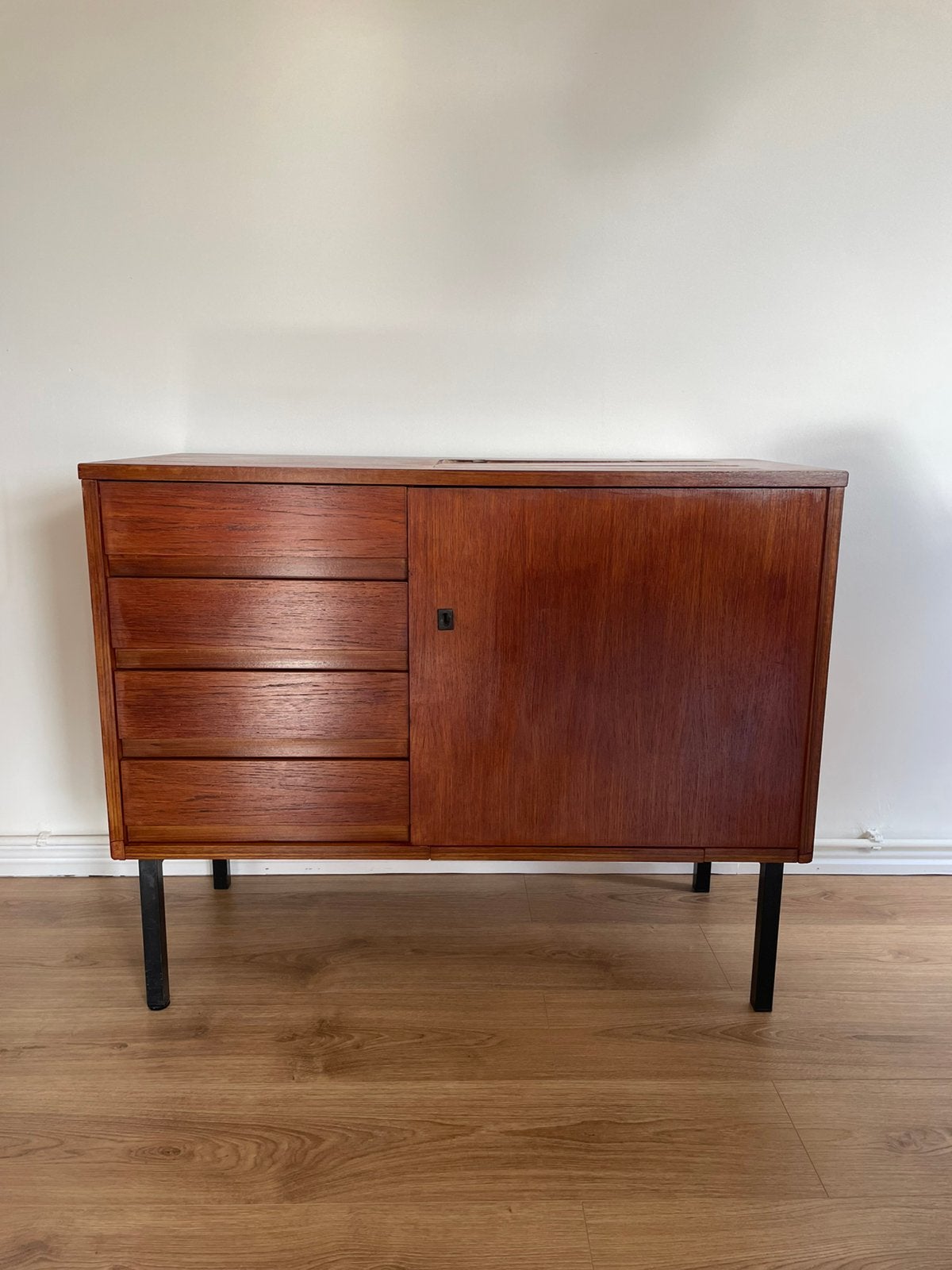 Compleet Vintage Houten Naaikast, Ophalen of Verzenden, Zo goed als nieuw, 25 tot 50 cm, 50 tot 100 cm