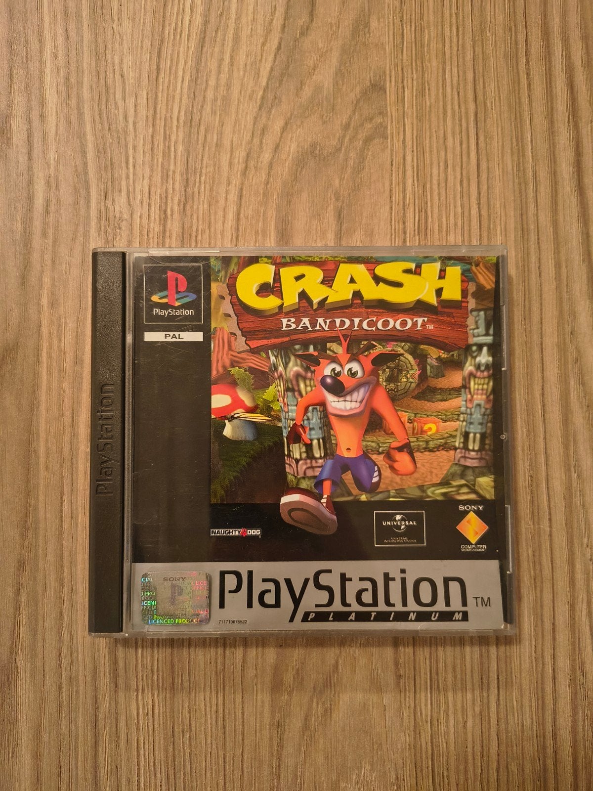 Crash Bandicoot - PlayStation 1 Platinum compleet, Spelcomputers en Games, Gebruikt, 1 speler, Ophalen of Verzenden, Platform