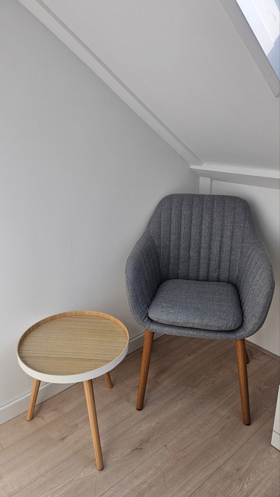Fauteuil en bijzettafel, Ophalen, Overige materialen, Gebruikt, Overige kleuren