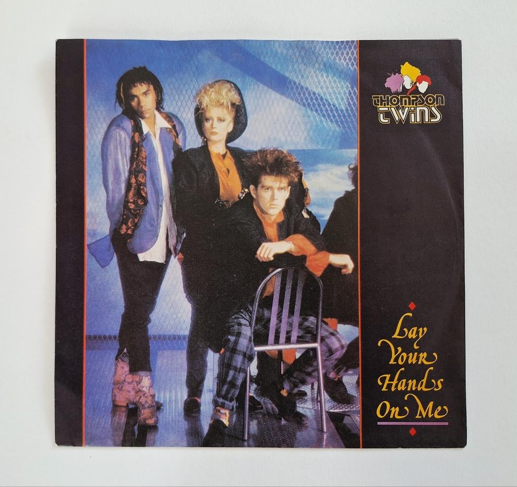 Vinyl 7" single Thompson Twins - Lay Your Hand On Me, Cd's en Dvd's, 7 inch, Ophalen of Verzenden, Pop, Single