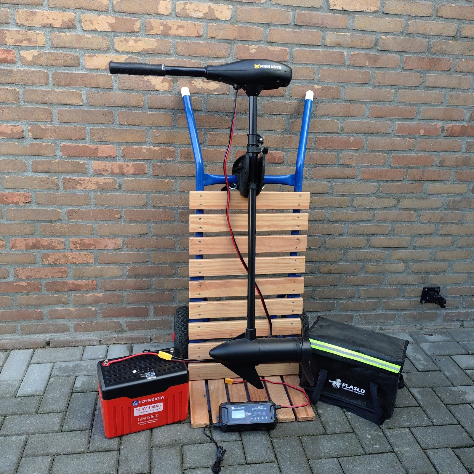 Minn Kota Endura Max 55 LBS elektromotor met accu en lader, Watersport en Boten, Ophalen, Nieuw, Motor en Techniek