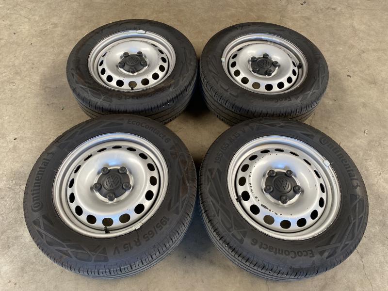 4 x caddy stalen velgen 5x112, Overige, Bestelwagen, 15 inch, Velg(en)
