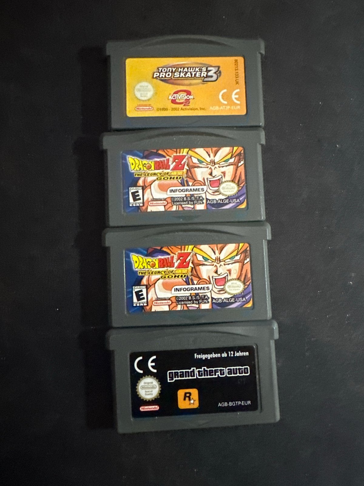 Game Boy Advance games: Tony Hawk's, Dragon Ball Z, GTA, Gebruikt, Overige genres, 1 speler, Ophalen of Verzenden