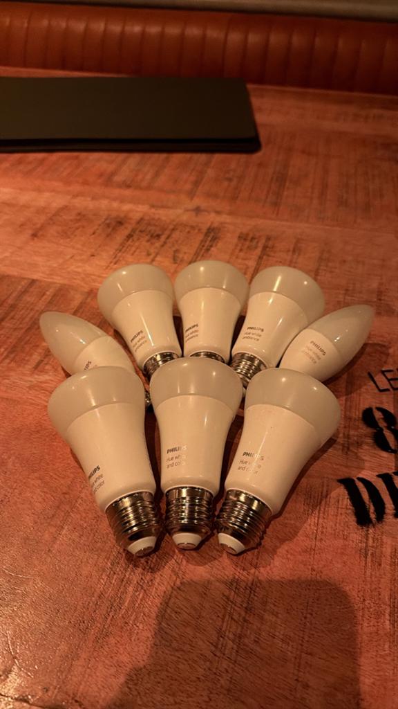 Philips Hue White and Color Ambiance LED Lampen, Huis en Inrichting, Lampen | Losse lampen, Ophalen of Verzenden, Zo goed als nieuw