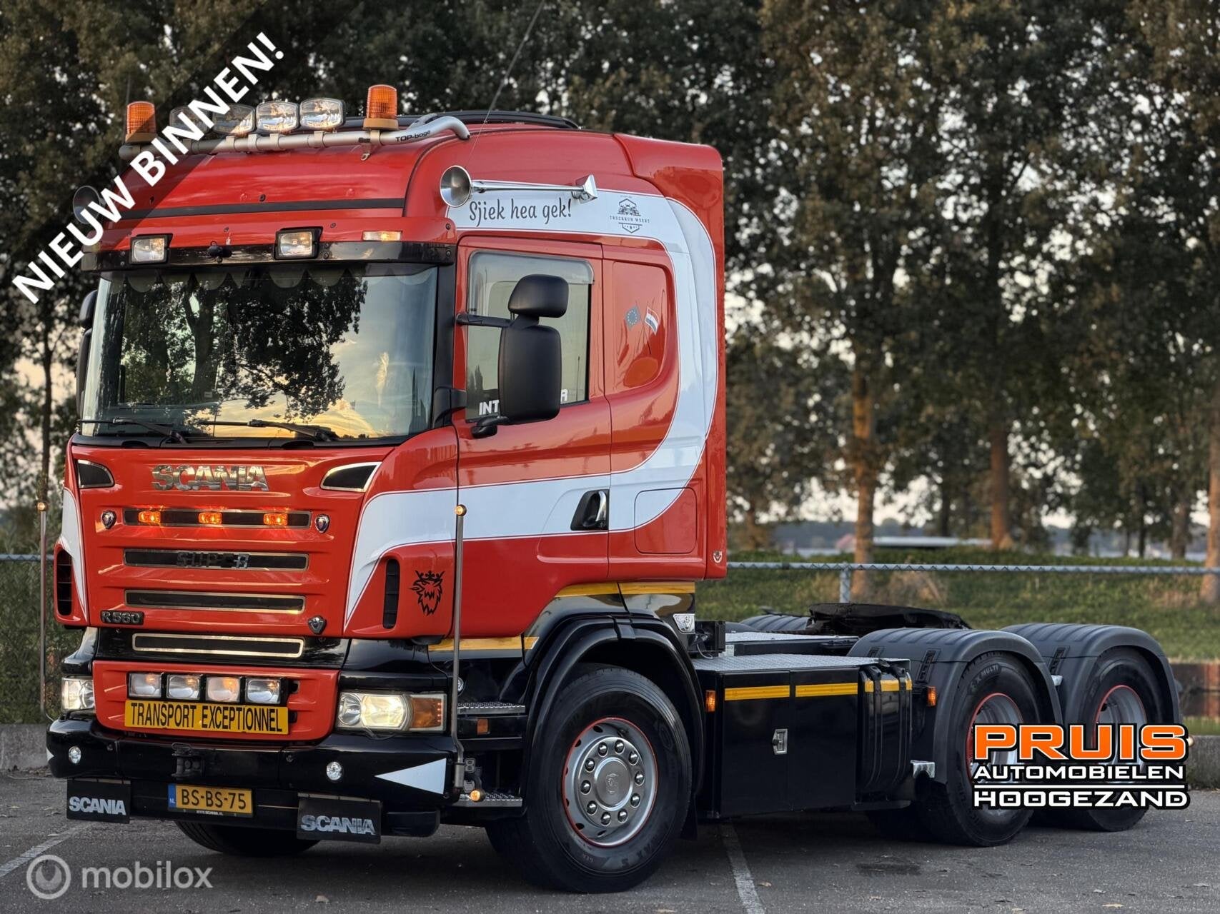 Scania R560 V8 Sleeper -HANDBAK-SHOWTRUCK- APK (NEW) *MARGE*, Auto's, Achterwielaandrijving, Scania, Origineel Nederlands, Bedrijf