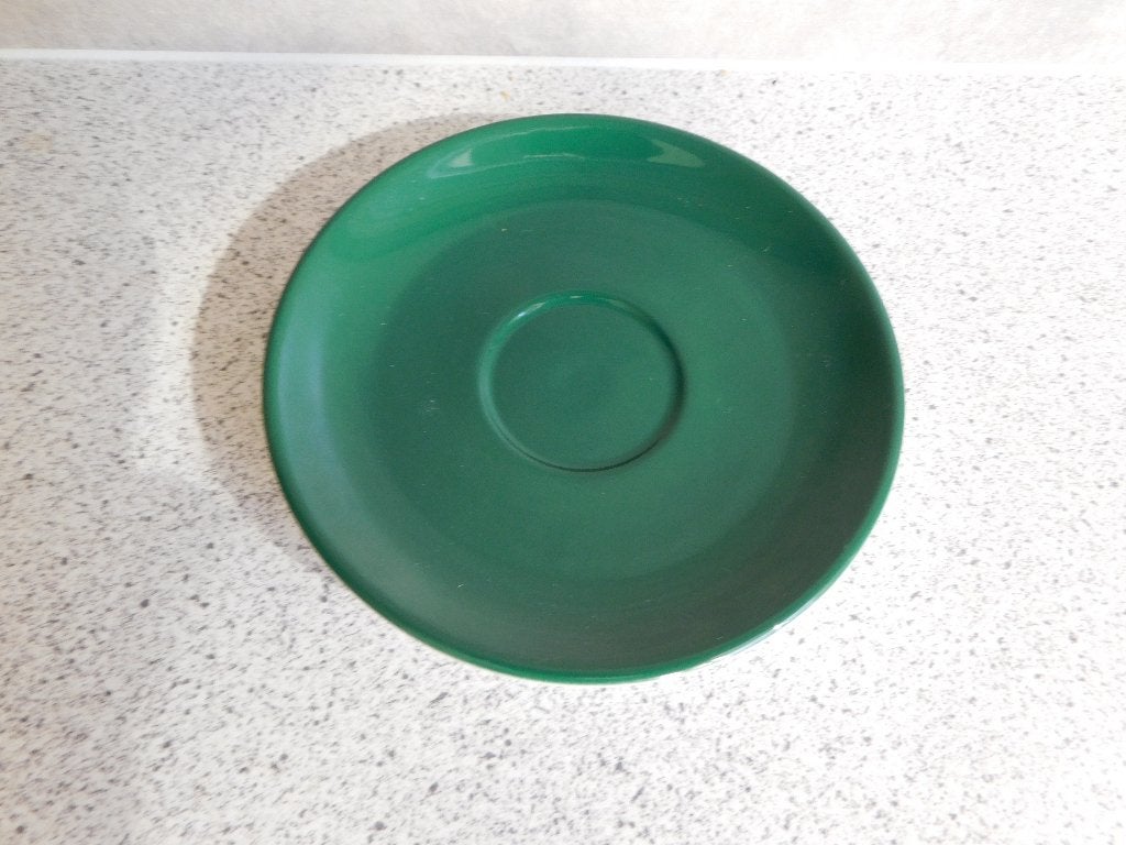 Kop en Schotel Groen Dibbern Schonwald Germany - 50 ml, Overige merken, Ophalen of Verzenden, Zo goed als nieuw, Modern