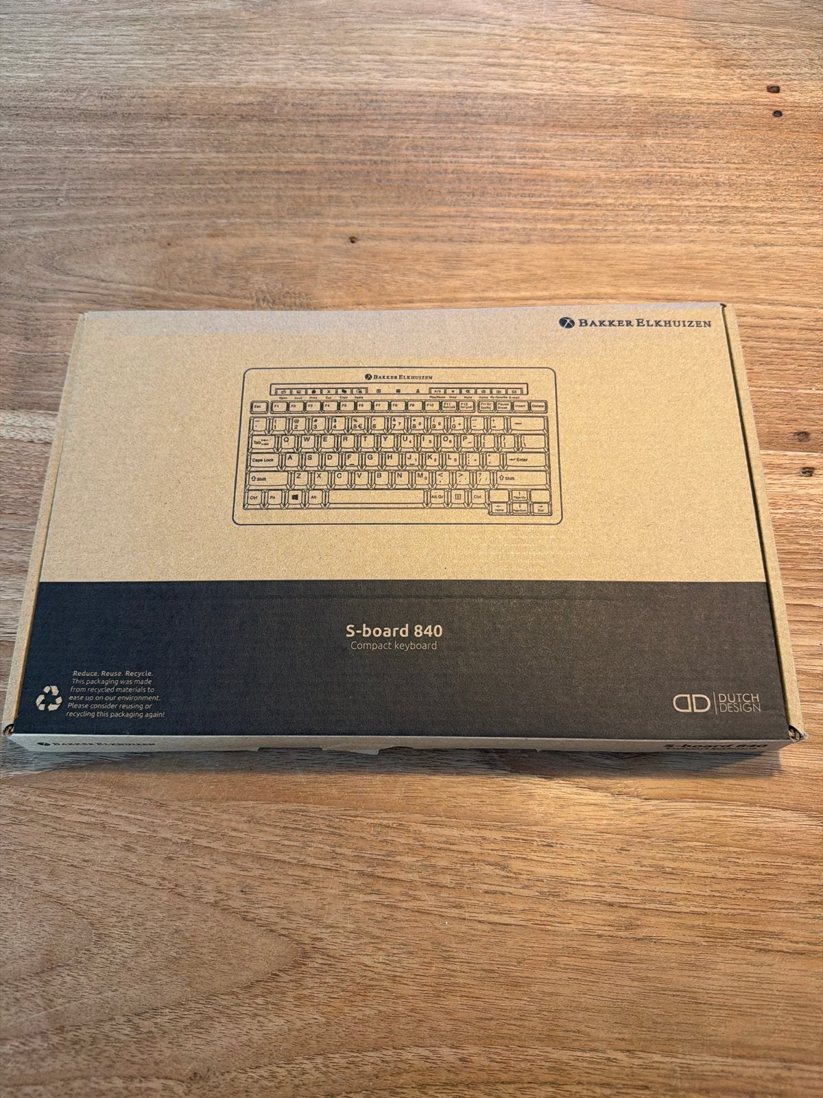 Bakker Elkhuizen S-board 840 Compact Toetsenbord, Ergonomisch, Verzenden, Nieuw, Qwerty
