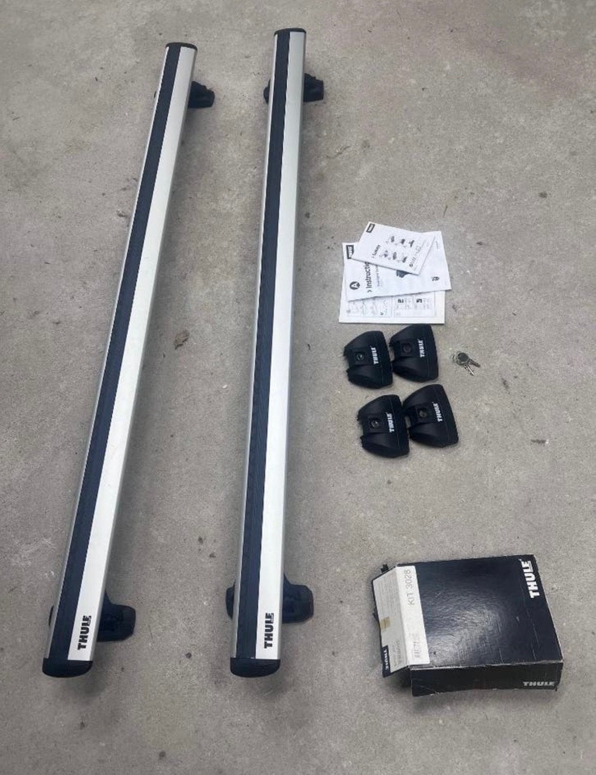 Thule WingBar Evo dakdragers (Fixpoint 753), Ophalen of Verzenden, Zo goed als nieuw