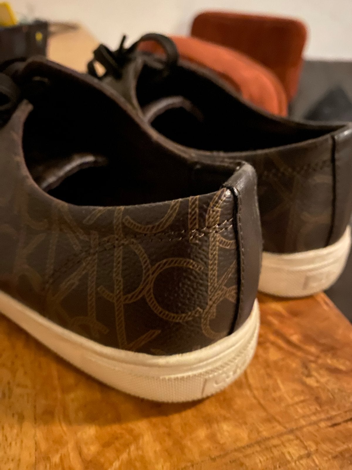 Calvin Klein sneakers, Ophalen, Bruin, Sneakers of Gympen, Zo goed als nieuw