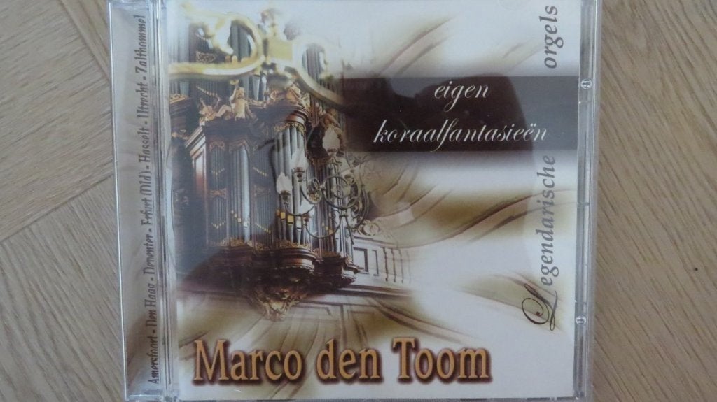 Cd orgel: Marco den Toom, eigen koraalfantasieën, Ophalen of Verzenden, Zo goed als nieuw, Gospel