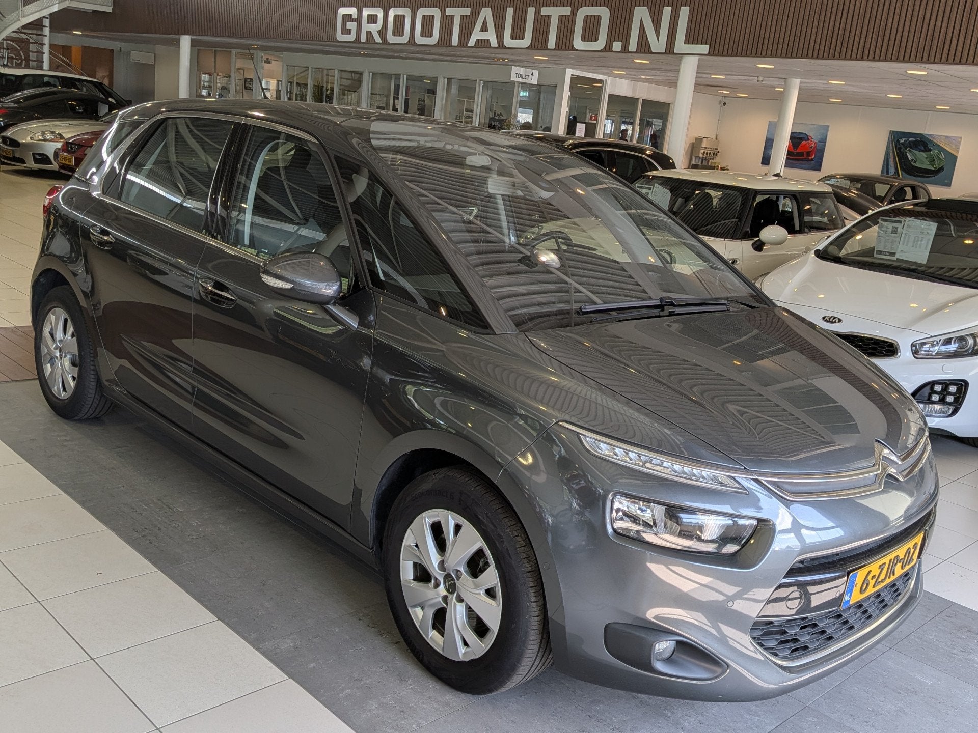 Citroën C4 Picasso 1.6 e-THP Intensive Automaat Airco, Crui, Stof, Gebruikt, 4 cilinders, C4 (Grand) Picasso