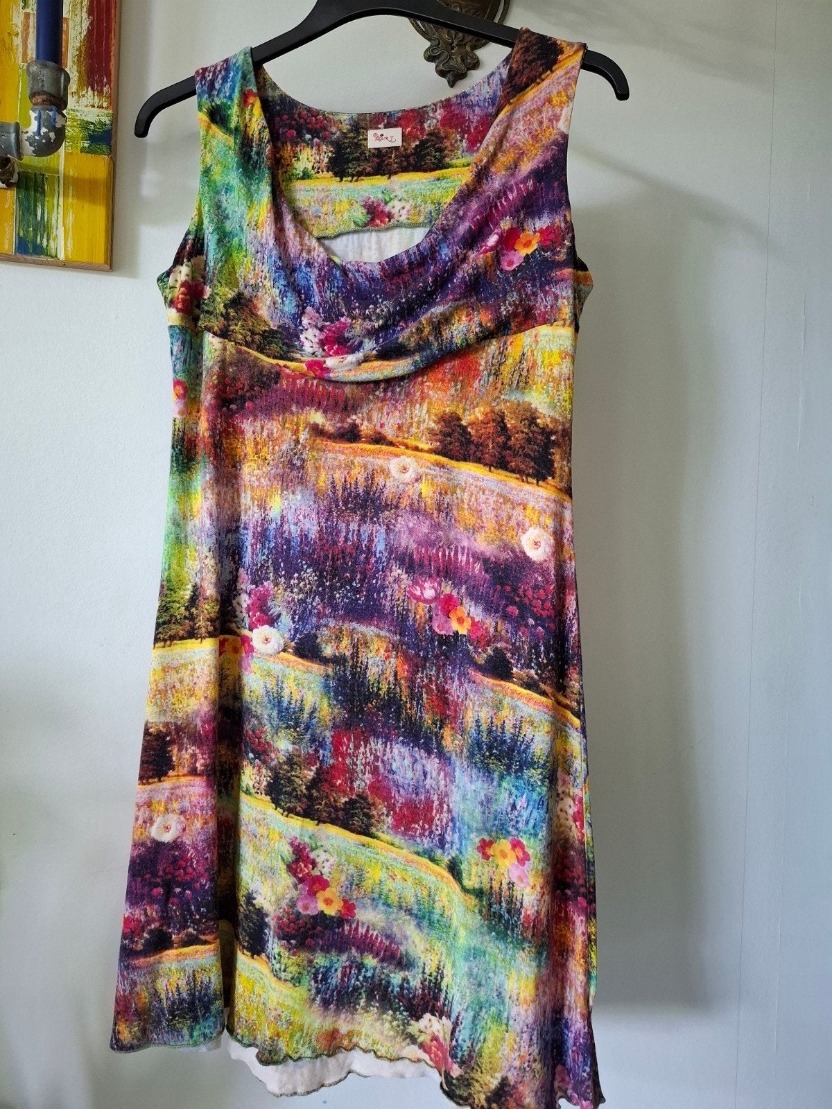 Heart (Art) jurkje m/l 38/40 94% viscose, Ophalen of Verzenden, Zo goed als nieuw, Maat 38/40 (M), Boven de knie