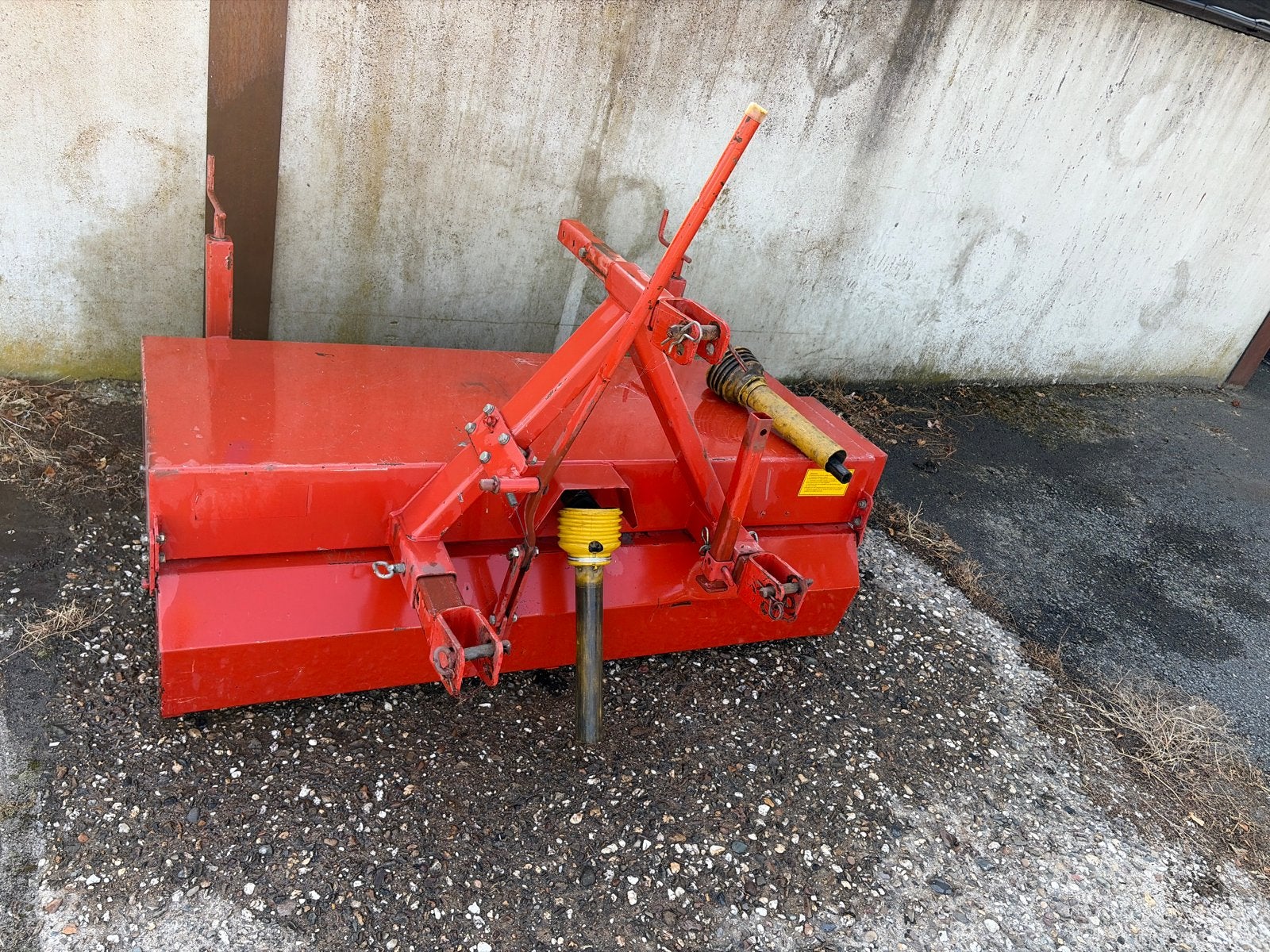 Robuuste veegmachine met opvangbak, Ophalen, Akkerbouw, Grondbewerking