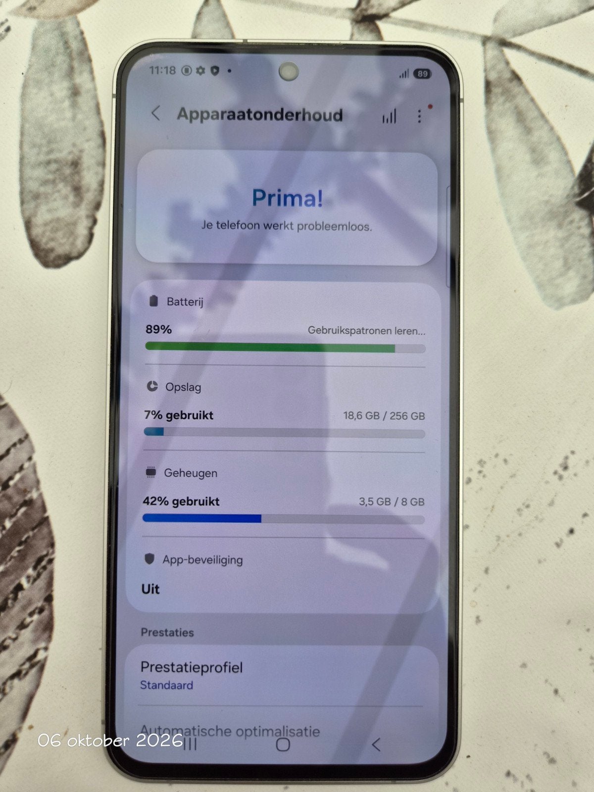 Samsung Galaxy S24 FE 256GB Blauw Krasvrij