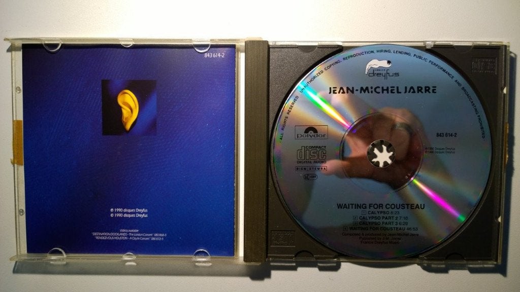 Jean Michel Jarre - Waiting For Cousteau, Ophalen of Verzenden, Zo goed als nieuw, Album