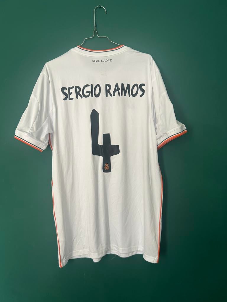 Real Madrid Home shirt Finale CL 2014 | Sergio Ramos | #4, Ophalen of Verzenden, Zo goed als nieuw, Shirt
