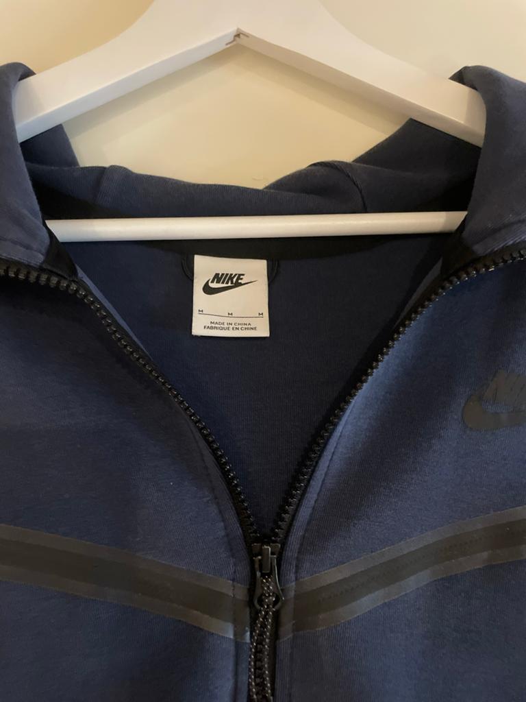 Nike Tech Fleece Vest Maat M - Prima Kwaliteit, Ophalen of Verzenden, Gedragen, Maat 48/50 (M), Blauw