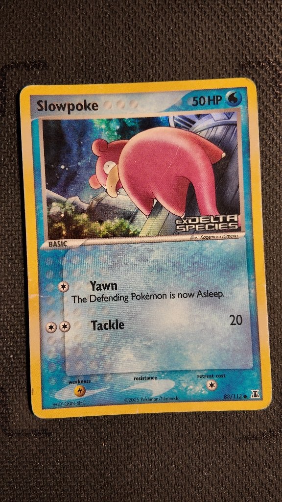 Slowpoke 83 Delta Species | Pokemon kaart, Ophalen, Zo goed als nieuw, Losse kaart, Foil