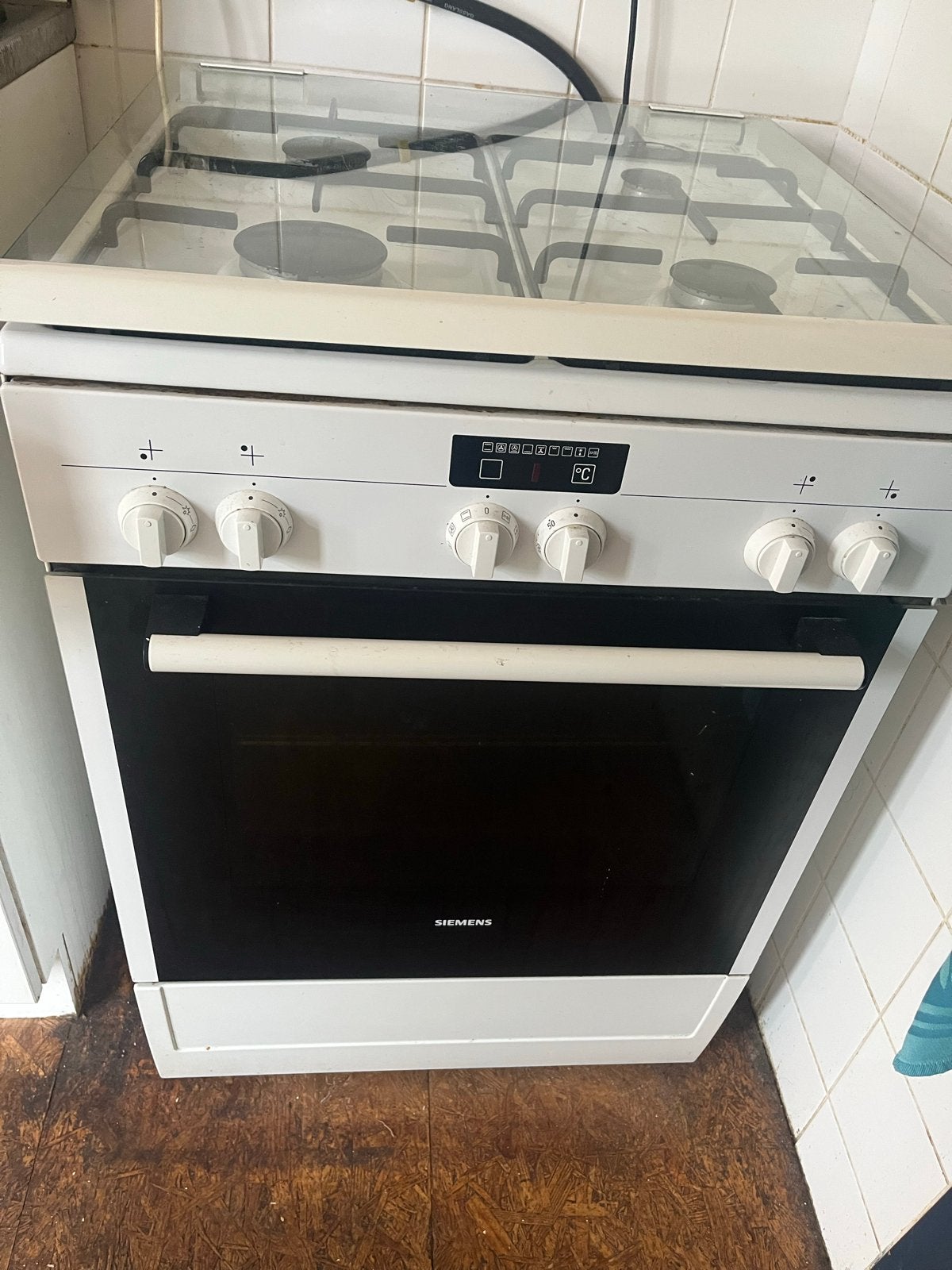 Siemens Vrijstaand Gasfornuis met Oven - Gebruikt, Ophalen, Gebruikt, 60 cm of meer, 4 kookzones