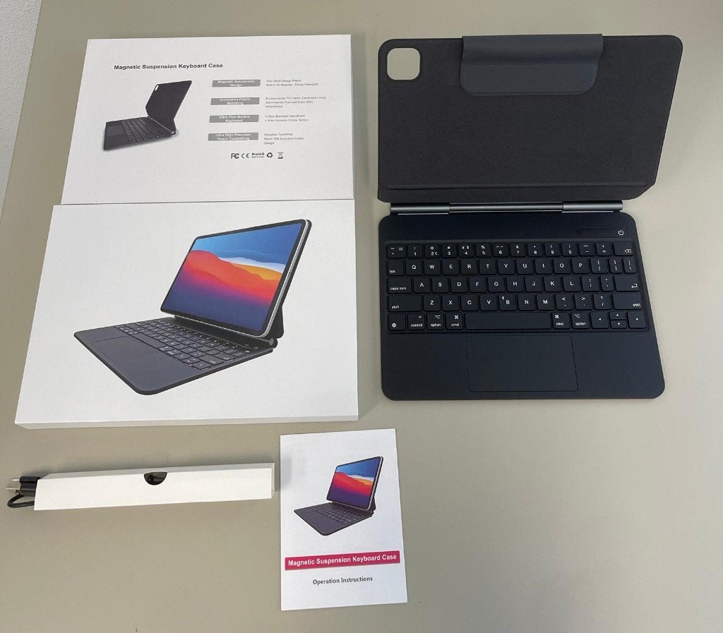 magnetic suspension keyboard case voor Ipad  Pro 11, Ophalen of Verzenden, Qwerty, Nieuw