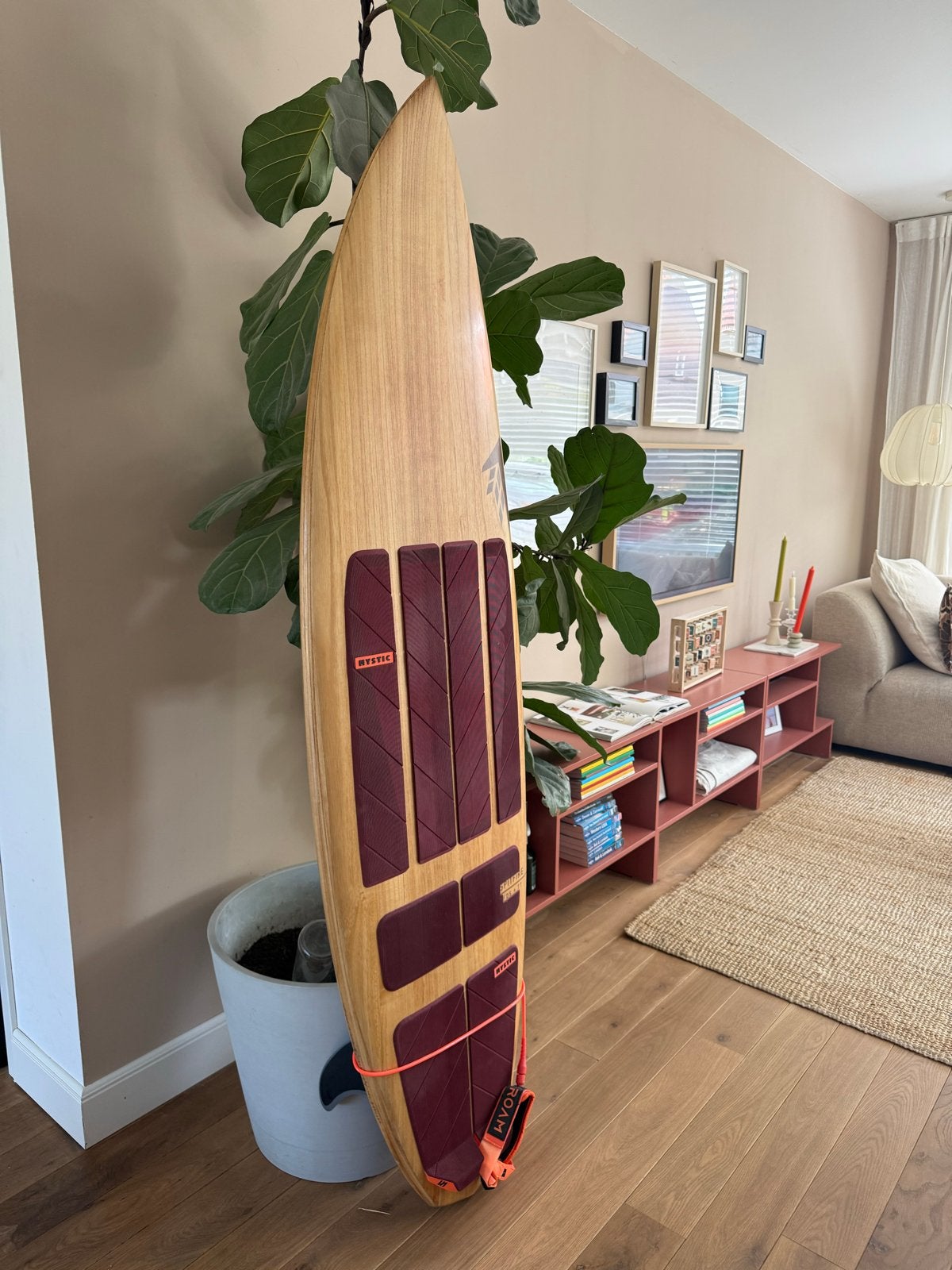 FireWire Spitfire Timbertek 6'2" 38L - Zo goed als nieuw, Watersport en Boten, Ophalen, Zo goed als nieuw, Shortboard, Met vinnen
