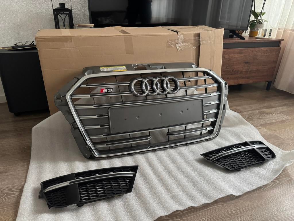 Audi S3 8V Facelift Gril 2016-2020 ACC Origineel OEM, Voor, Nieuw, Bumper, Audi