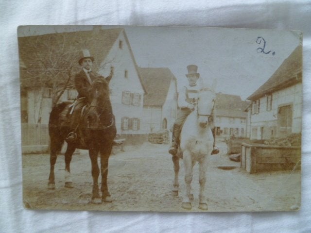 Fotokaart ( Jungingen ?) Duitsland, Ophalen of Verzenden, Voor 1920, Gelopen, Duitsland