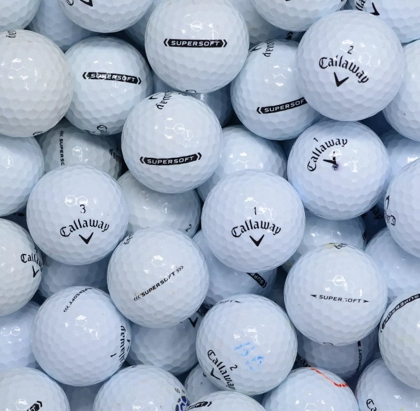 100 Stuks AAA Kwaliteit Callaway Supersoft, Sport en Fitness, Ophalen of Verzenden, Zo goed als nieuw, Bal(len), Callaway