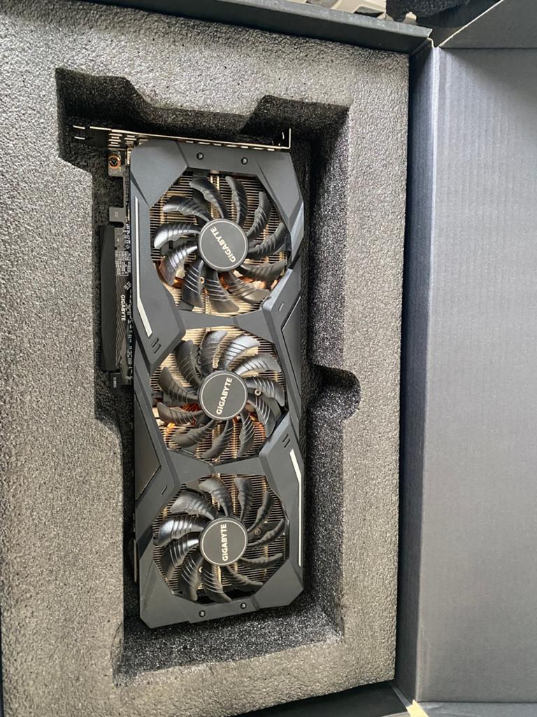 GPU Gigabyte GeForce RTX 2080T Super gaming 11G Videokaart, PCI-Express 3, HDMI, GDDR6, Ophalen of Verzenden