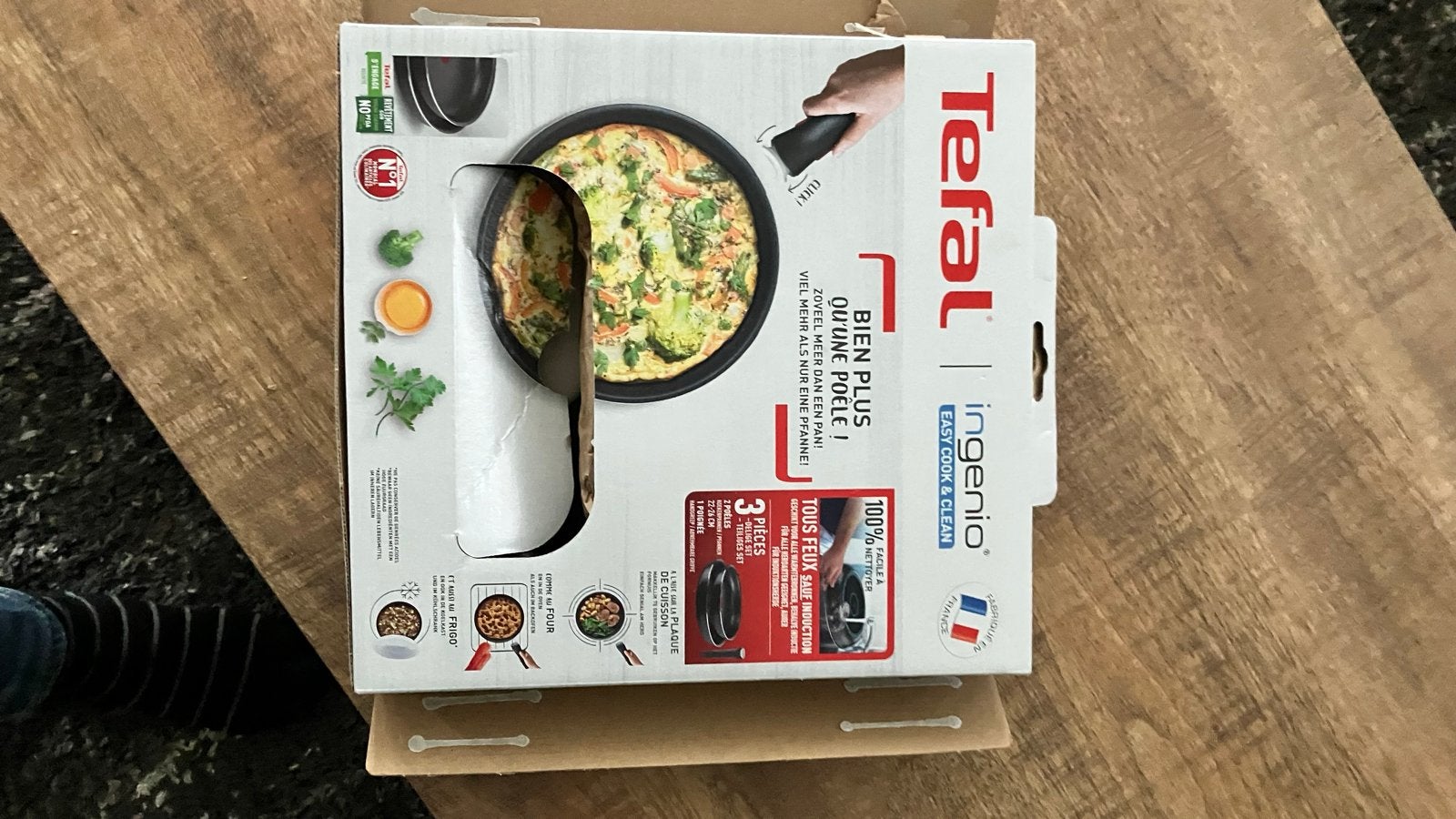Tefal Ingenio Easy Cook & Clean Pannenset - 3-delig, Huis en Inrichting, Keuken | Potten en Pannen, Ophalen, Tefal, Pannenset