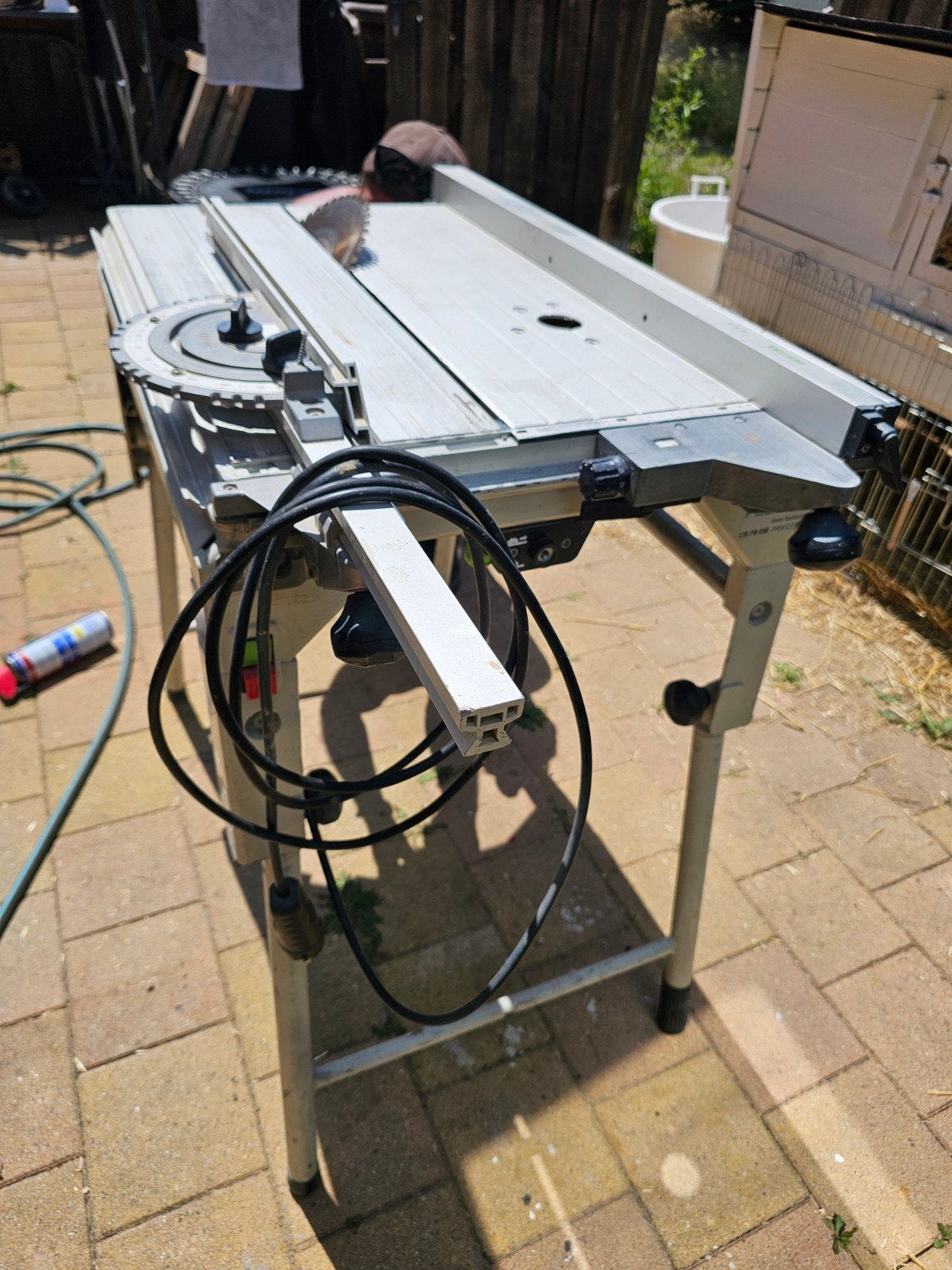Festool CS 70 EB Precis Tafelzaag - Gebruikt, Doe-het-zelf en Verbouw, Gebruikt, Cirkelzaag, 70 mm of meer, Ophalen of Verzenden