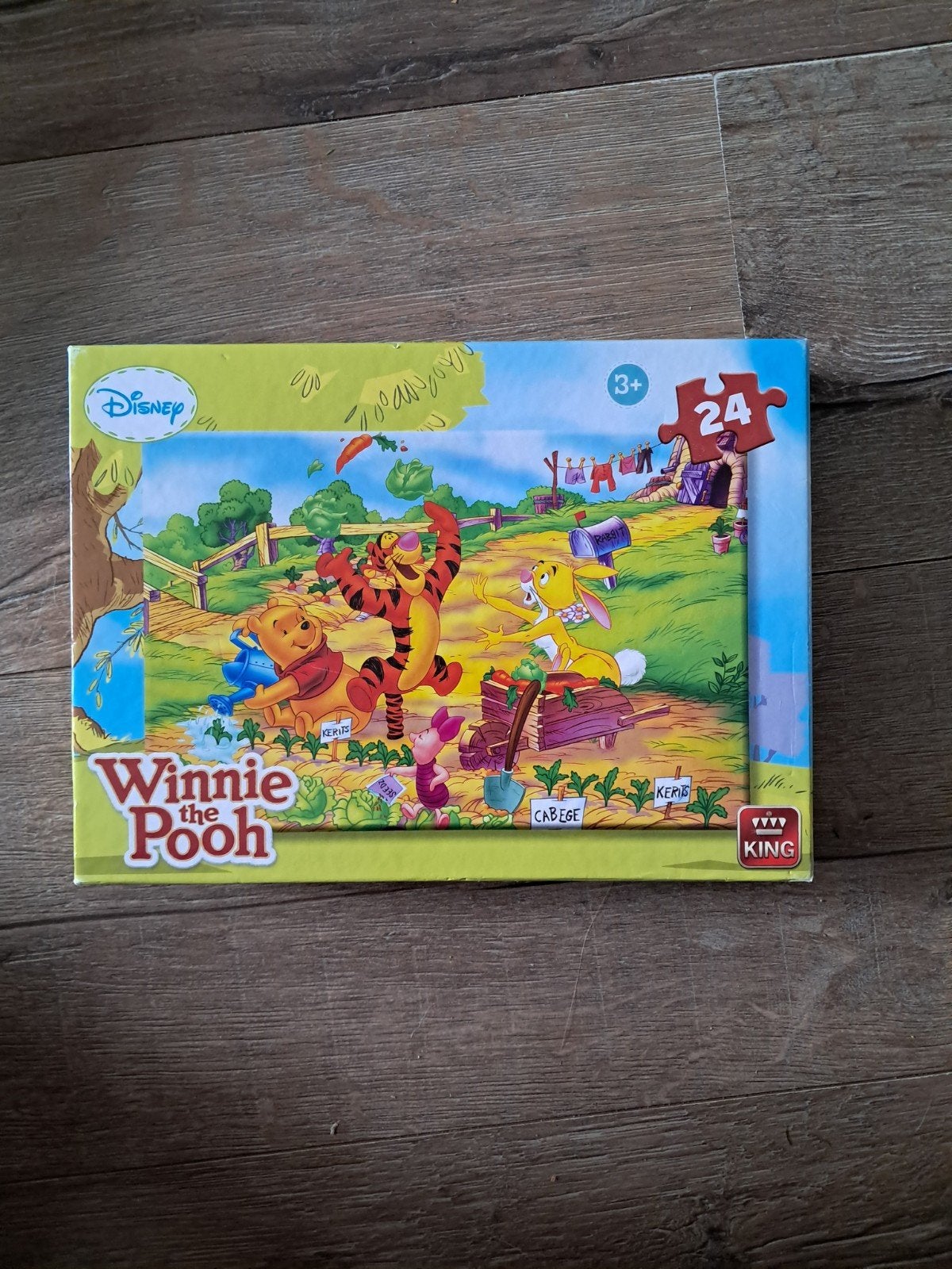 Winnie the pooh puzzel 24 stukjes, Ophalen, Zo goed als nieuw, 4 tot 6 jaar