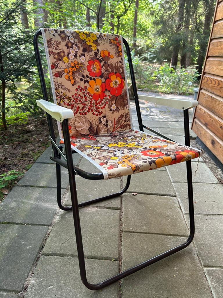 Super retro campingstoeltjes, Tuin en Terras, Tuinstoelen, Ophalen, Zo goed als nieuw, Overige materialen, Inklapbaar