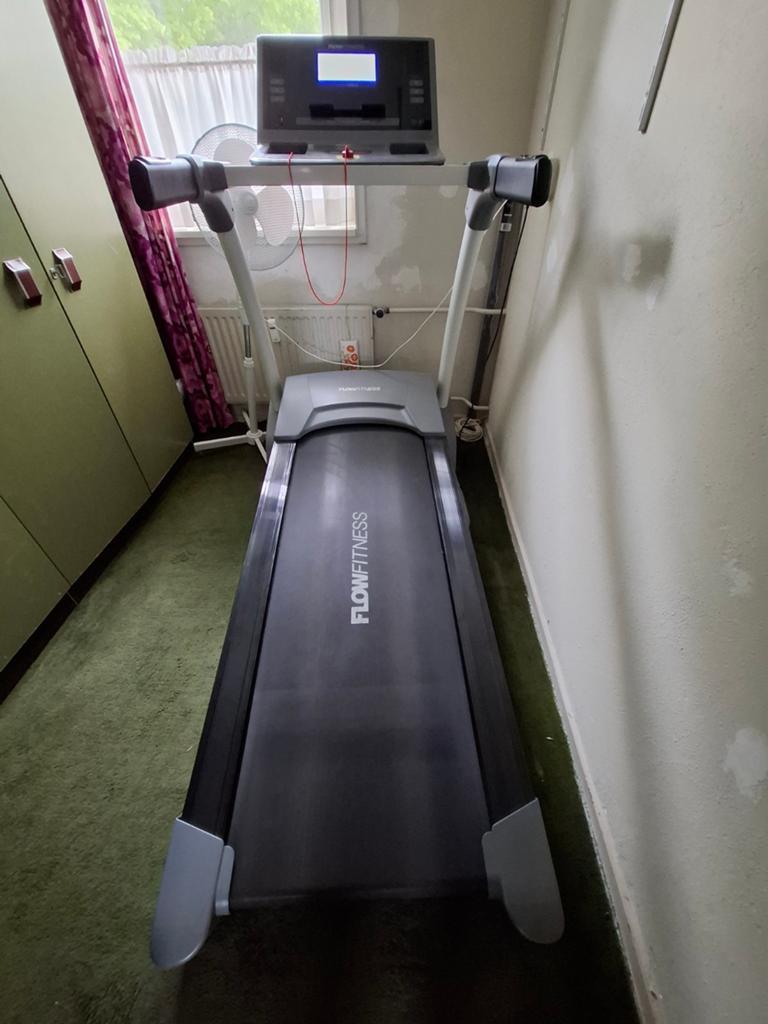 FlowFitness Loopband now TM2.5, 15% incline speed 18 km/h, Ophalen, Gebruikt, Loopband
