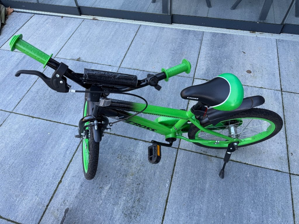 BMX cross fiets 18 inch groenn, Fietsen en Brommers, Fietsen | Jongens, Ophalen, Terugtraprem, Gebruikt, Spirit