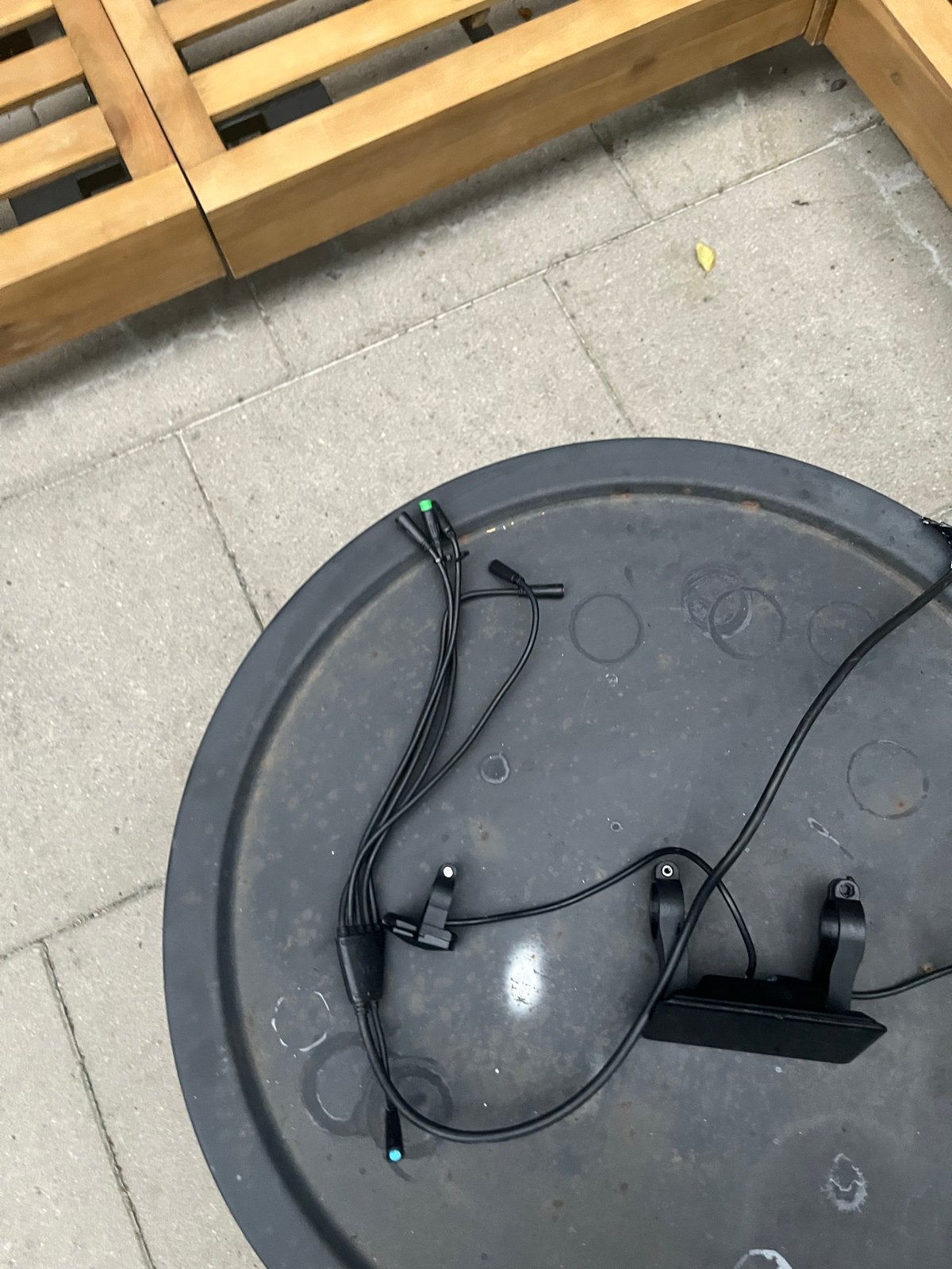 Fatbike scherm opvoerbaar + kabelboom, Fietsen en Brommers, Fietsonderdelen, Gebruikt, Overige typen, Kunststof, Ophalen of Verzenden