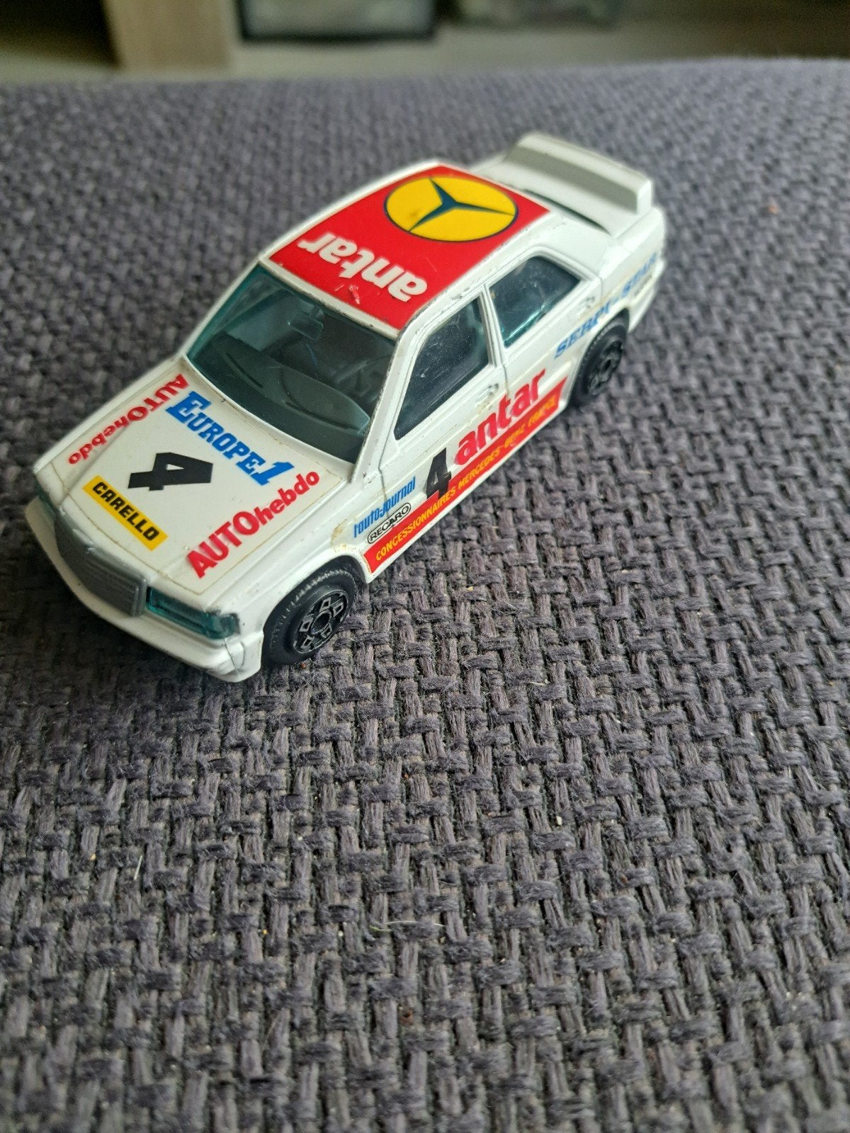 burago model mercedes 190 e rally, Hobby en Vrije tijd, Overige merken, Gebruikt, Auto, Ophalen of Verzenden