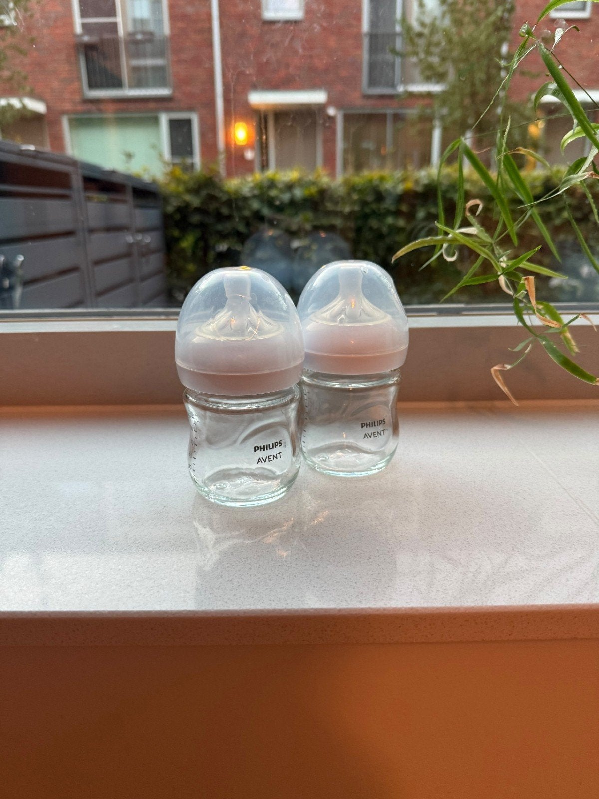 Philips Avent Natural Response glazen babyflessen (2x 120ml), Ophalen, Nieuw