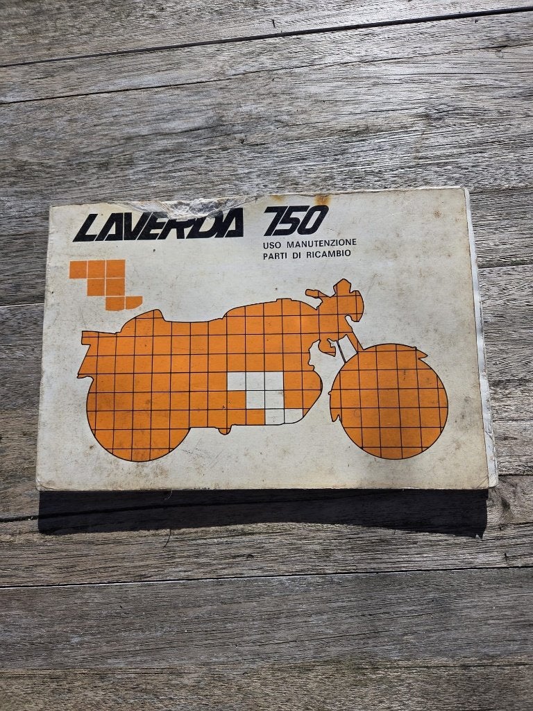 Laverda 750 manual en onderdelenboek, Ophalen of Verzenden, Overige merken